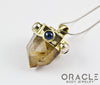 Zuul Pendant with Rutilated Quartz Points and Genuine Pearl Accents