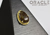14k Fire Agate Threadless Gold End