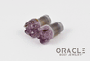 0g (8mm) Druzy Rough Amethyst Single Flare Plugs