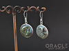 Sterling Silver Titanium Coated Druzy Earrings