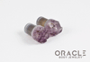 00g (9.5mm-10mm) Druzy Rough Amethyst Single Flare Plugs