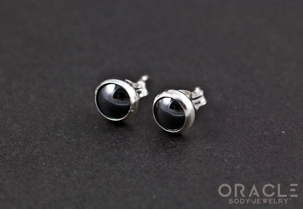 Sterling Silver Hematite Earrings