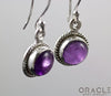 Sterling Silver Amethyst Earrings