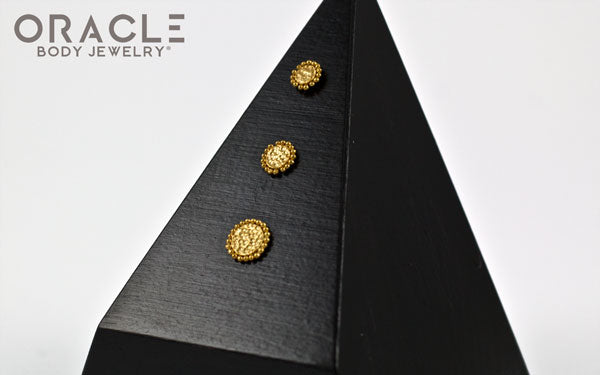 14k Quorra Threadless Rose Gold End