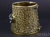 Ruler Cuff Bracelet with Pyrite