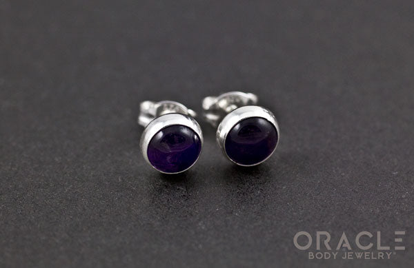 Sterling Silver Amethyst Earrings