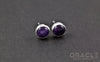 Sterling Silver Charoite Earrings