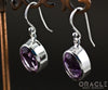 Sterling Silver Amethyst Earrings