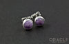 Sterling Silver Light Charoite Earrings
