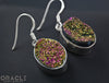 Sterling Silver Titanium Coated Druzy Agate Earrings