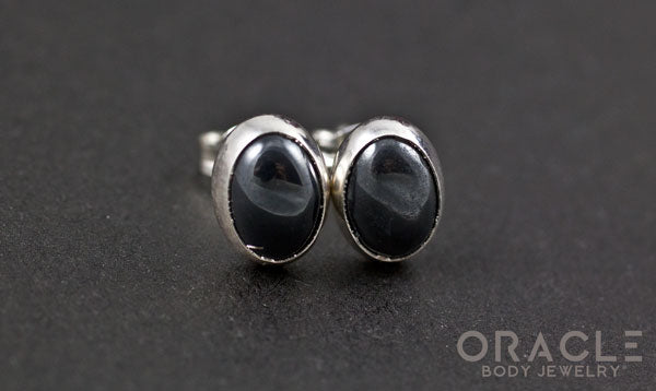 Sterling Silver Hematite Earrings