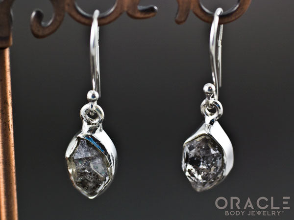 Sterling Silver Herkimer Diamond Earrings