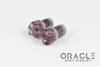 00g (9.5mm-10mm) Druzy Rough Amethyst Single Flare Plugs