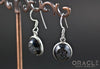 Sterling Silver Titanium Coated Druzy Earrings
