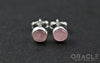 Sterling Silver Rose Quartz Earrings