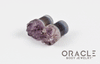 7/16" (11mm) Druzy Rough Amethyst Single Flare Plugs