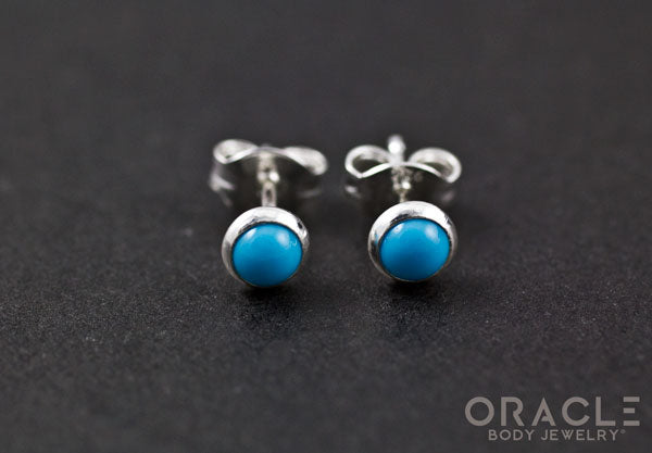 Sterling Silver Turquoise Earrings