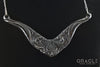 Horn Necklace with Steel Chain