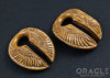 5/8" (16mm) Fossilized Mammoth Ivory Split Wings