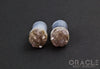 7/16" (11mm) Druzy Rough Amethyst Single Flare Plugs