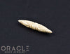 4g Fossilized Mammoth Ivory Carved Septum Spike