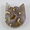 Agate Kitty Cat Carving