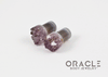 0g (8mm) Druzy Rough Amethyst Single Flare Plugs