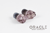 00g (9.5mm-10mm) Druzy Rough Amethyst Single Flare Plugs
