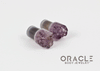 0g (8mm) Druzy Rough Amethyst Single Flare Plugs