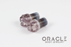 00g (9.5mm-10mm) Druzy Rough Amethyst Single Flare Plugs