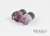 1/2" (12.5mm) Druzy Rough Amethyst Single Flare Plugs