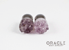 1/2" (12.5mm) Druzy Rough Amethyst Single Flare Plugs