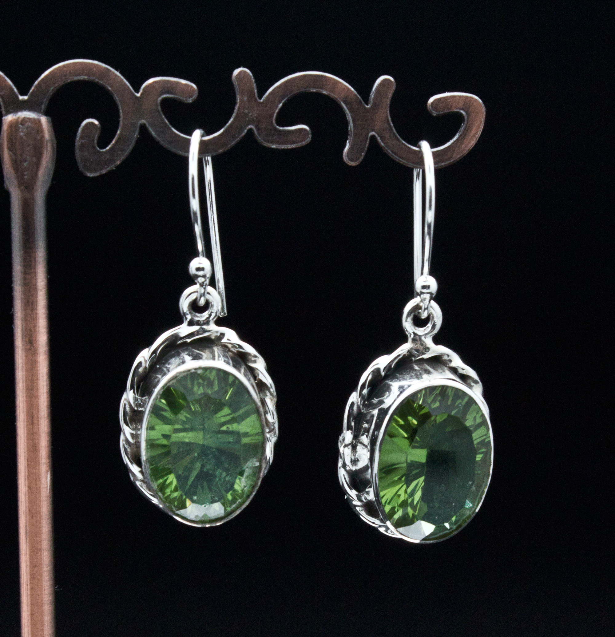 Sterling Silver Alexandrite Earrings