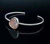 Sterling Silver Ammolite Bracelet
