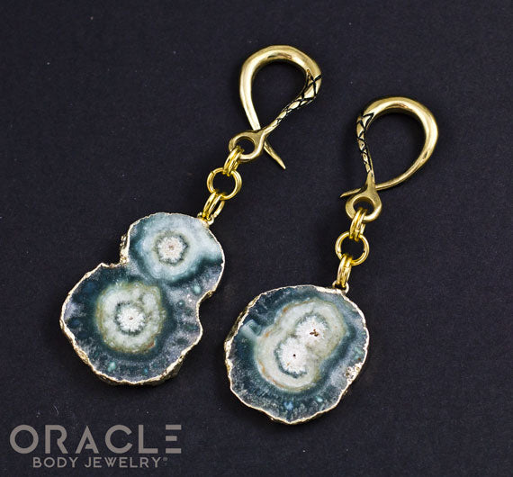 Crossover with 24k Gold Plated Stalactite Slices