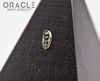 14k Channel Set Black Diamond Threadless Gold End