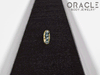 14k Channel Set Blue Diamond Threadless Gold End