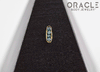 14k Channel Set Blue Diamond Threadless Gold End