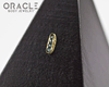 14k Channel Set Blue Diamond Threadless Gold End