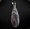 Sterling Silver Botswana Agate Pendant
