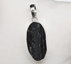 Sterling Silver Black Tourmaline Pendant