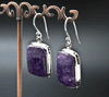 Sterling Silver Charoite Earrings