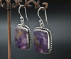 Sterling Silver Charoite Earrings