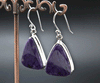 Sterling Silver Charoite Earrings