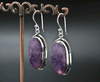 Sterling Silver Charoite Earrings
