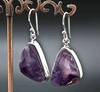 Sterling Silver Charoite Earrings