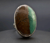 Sterling Silver Chrysoprase Adjustable Ring