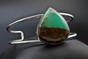 Sterling Silver Chrysoprase Bracelet