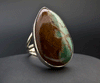 Sterling Silver Chrysoprase Ring Size 9
