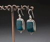 Sterling Silver Chrysocolla Earrings